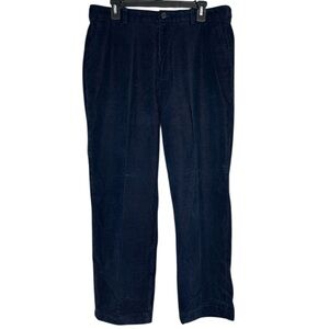 Brooks Brothers Clark Navy Blue‎ Corduroy Pants 35 / 30